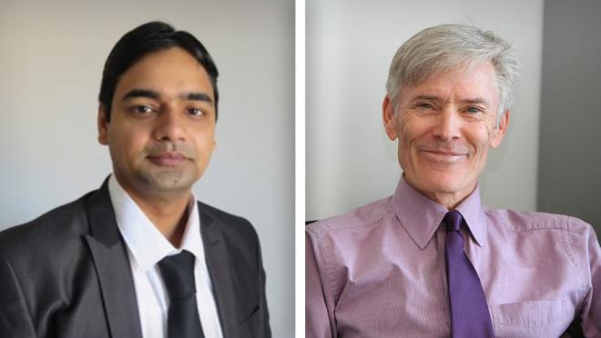 Headshots of Dr. Mishra and Dr. Kain