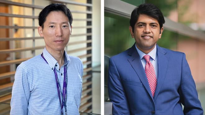 L-R: Headshots of Dr. Nakamura and Dr. Haroon